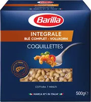 Mängden socker i Barilla pates integrale coquillettes au ble complet 500g