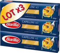 Mängden socker i Lot pâtes Capellini x3