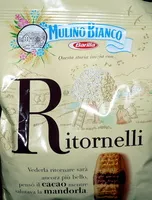 Mängden socker i RITORNELLI Biscotti frollini con cacao e mandorle