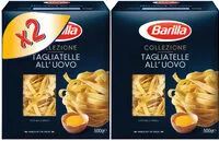 Mängden socker i Lot pâtes aux oeufs Tagliatelle x2