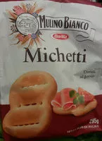Mängden socker i Mulino Bianco Michetti (295 GR)