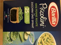 Mängden socker i Piccolini mini penne régate