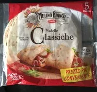 Mängden socker i Piadelle Classiche