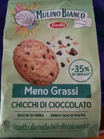 Mängden socker i Mulino Bianco Chicchi Di Cioccolato