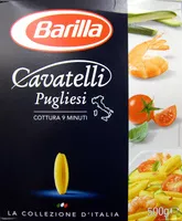 Mängden socker i Cavatelli Pugliesi - Pâtes alimentaires