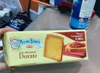 Mängden socker i Fette biscottate dorate