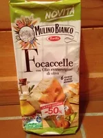Mängden socker i Focaccelle all'olio extra vergine di oliva
