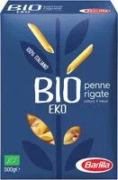 Mängden socker i Barilla pates penne rigate bio 500g