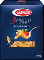 Mängden socker i Pâtes Penne Rigate cuisson 3 min