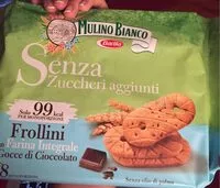 Mängden socker i Frollini con farina integrale e cioccolato