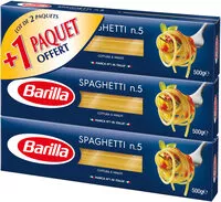 Mängden socker i Lot pâtes Spaghetti x3