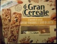 Mängden socker i 5 barrette di cereali grano, mandorle e semi di zucca