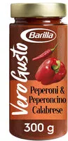 Mängden socker i Barilla vero gusto sauce tomates aux poivrons rouges et piment 300g