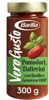 Mängden socker i Barilla vero gusto sauce tomates au basilic 300g