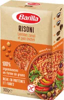 Mängden socker i Barilla risoni lentilles corail et pois chiche