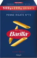 Mängden socker i Barilla pates penne rigate 500g+200g offert