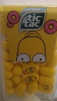Mängden socker i Tic tac etui gout beignet