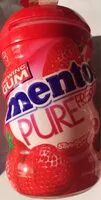 Mängden socker i Mentos pure fresh strawberry flavour