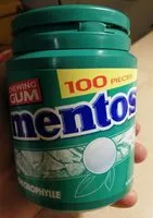 Mängden socker i Chewing-gum Mentos Chlorophylle