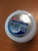 Mängden socker i Mentos pure white sugar free mint