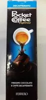 Mängden socker i Pocket Coffe Decaffeinato Tubo 5