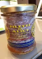 Mängden socker i Filetti di alici