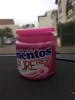 Mängden socker i Mentos Gum Fresh Fruit Mint 45 Ct Jar