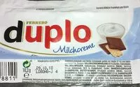 Mängden socker i Duplo Milchcreme