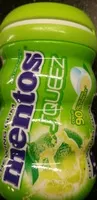 Mängden socker i Chewing Gum Mentos Squeez parfum Citron Vert