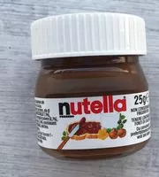 Socker och näringsämnen i Ferrero nutella