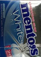Mängden socker i Mentos white