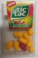 Mängden socker i tic tac fruity mix