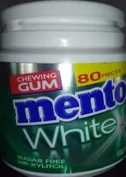 Mängden socker i Mentos White Chewing Gum (80 pieces)