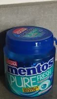 Mängden socker i Chewing GUM Mentos pure fresh sans sucre
