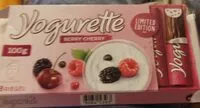 Mängden socker i Yogurette Berry cherry