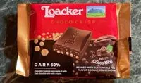 Mängden socker i Loacker choco crisp dark
