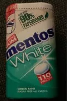 Mängden socker i Mentos white