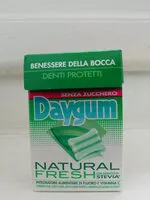 Mängden socker i Perfetti Daygum Natural Fresh Senza Zucchero