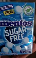 Mängden socker i Mentos sugar free