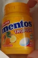 Mängden socker i Mentor tropical chewing gum