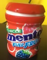 Mängden socker i Mentos full Fruit