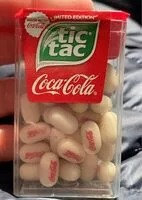 Mängden socker i Tic tac Coca cola