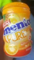 Mängden socker i Chewing-gum mentos pure fresh