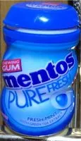 Mängden socker i Mentos gum (pure fresh)