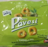 Mängden socker i Gran pavesi i tarallini all olio d'oliva
