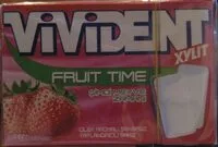 Mängden socker i Xylit Fruit Time Strawberry Chewing Gum