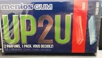 Mängden socker i Mentos GUM UP2U