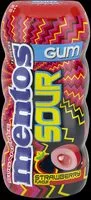 Mängden socker i mentos SOUR GUM STRAWBERRY FLAVOUR