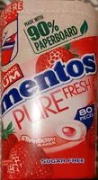 Mängden socker i Mentos PureFresh Strawberry Sugarfree