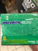Mängden socker i Mentos Gum UP2U Chlor Men